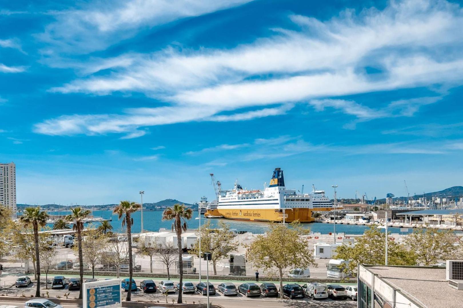 Air-Conditioned Apartment - Sea View Port Toulon Exterior foto